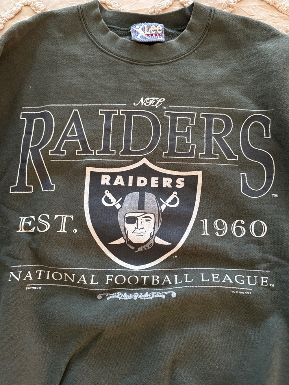 vintage football crewneck